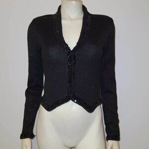 SIDEFFECTS Vintage 80s Sweater Cardigan, Size Small